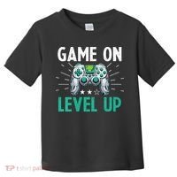 Gamer Gaming Game On Level Up VNeck Toddler T-Shirt thumb 0