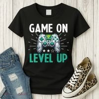 Gamer Gaming Game On Level Up VNeck Women's T-Shirt thumb 3