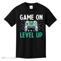 Gamer Gaming Game On Level Up VNeck Kids T-Shirt thumb 0