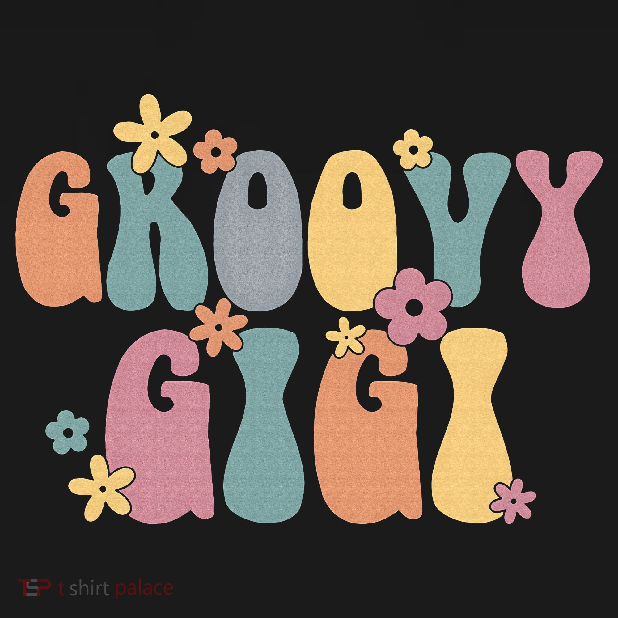 Groovy Gigi Groovy Grandma Groovy Grandmother Mousepad