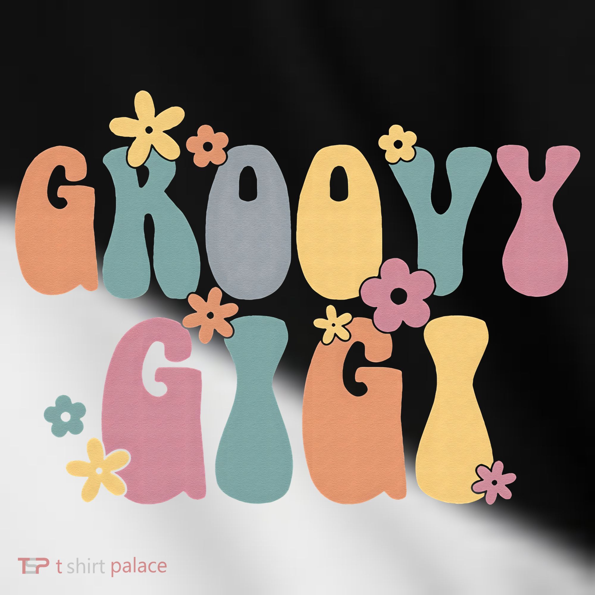 Groovy Gigi Groovy Grandma Groovy Grandmother Toddler Fine Jersey T-Shirt