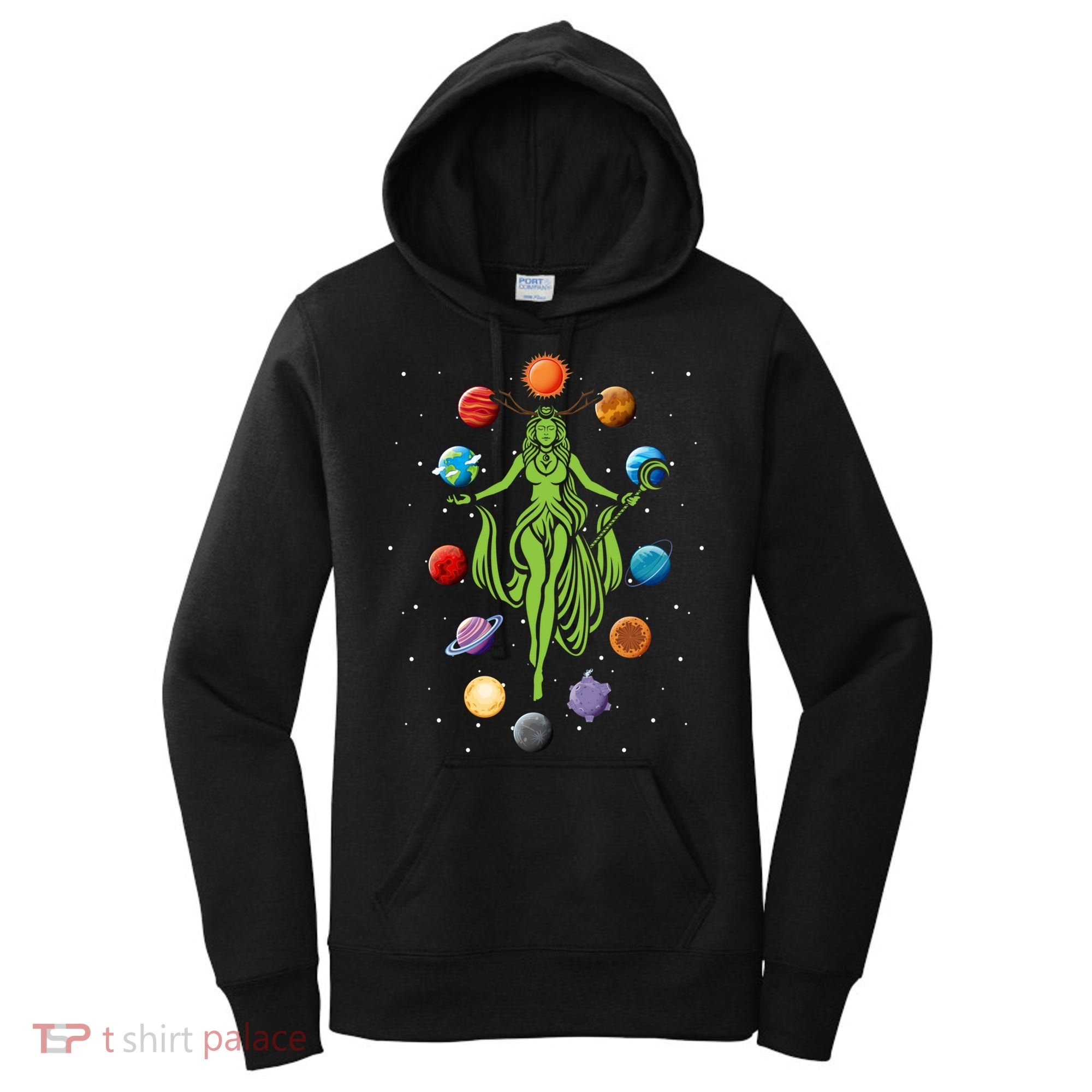 Gaia Greek Goddess Mother Earth Day Hippie Nature Gift Women's Hoodie
