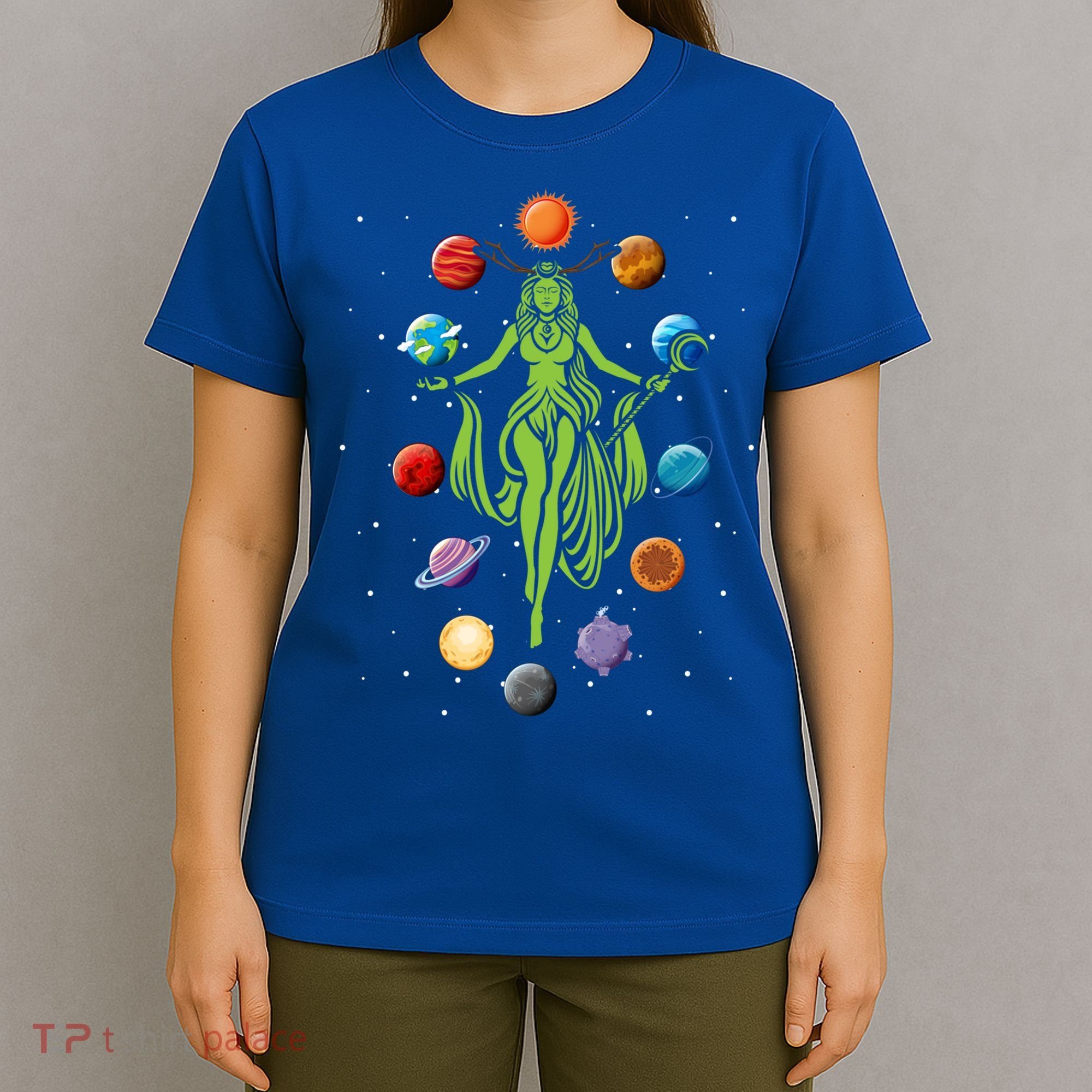Gaia Greek Goddess Mother Earth Day Hippie Nature Gift T-Shirt