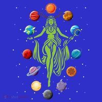 Gaia Greek Goddess Mother Earth Day Hippie Nature Gift Women's Tank Top thumb 5