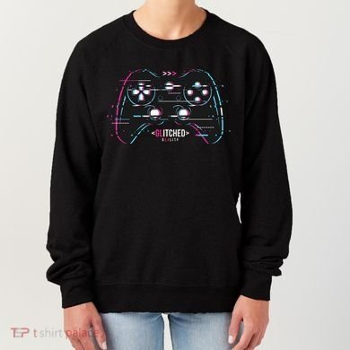 Glitchy Gamepad Gamer Women's Sweatshirt