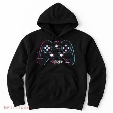 Glitchy Gamepad Gamer Hoodie