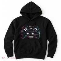 Glitchy Gamepad Gamer Hoodie thumb 0