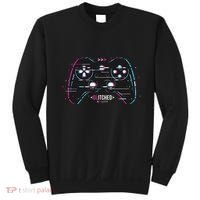Glitchy Gamepad Gamer Sweatshirt thumb 0