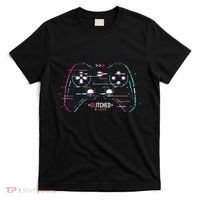 Glitchy Gamepad Gamer T-Shirt thumb 0