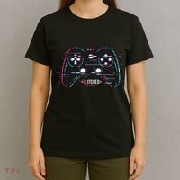 Glitchy Gamepad Gamer T-Shirt thumb 4