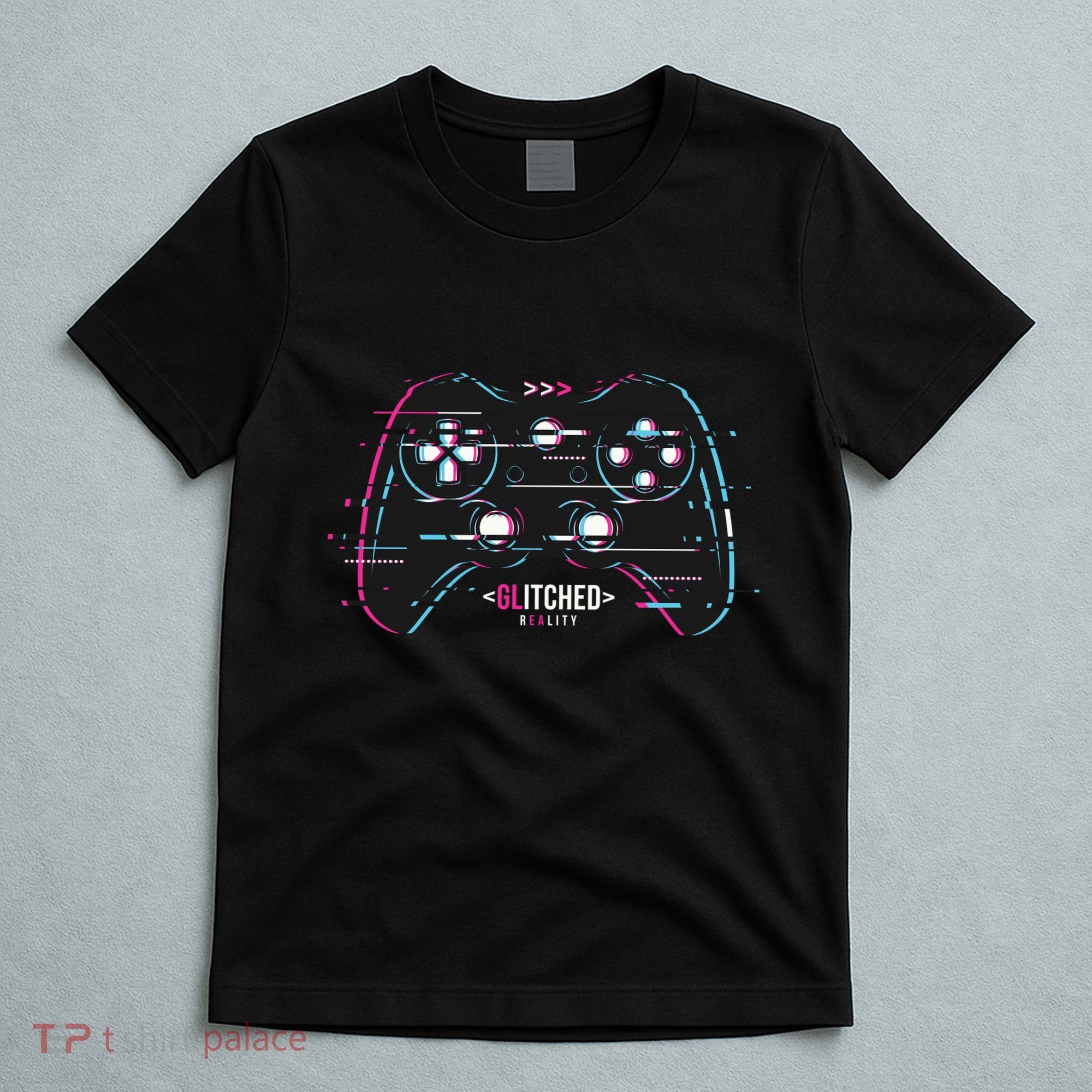 Glitchy Gamepad Gamer T-Shirt