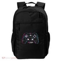 Glitchy Gamepad Gamer Backpack thumb 0