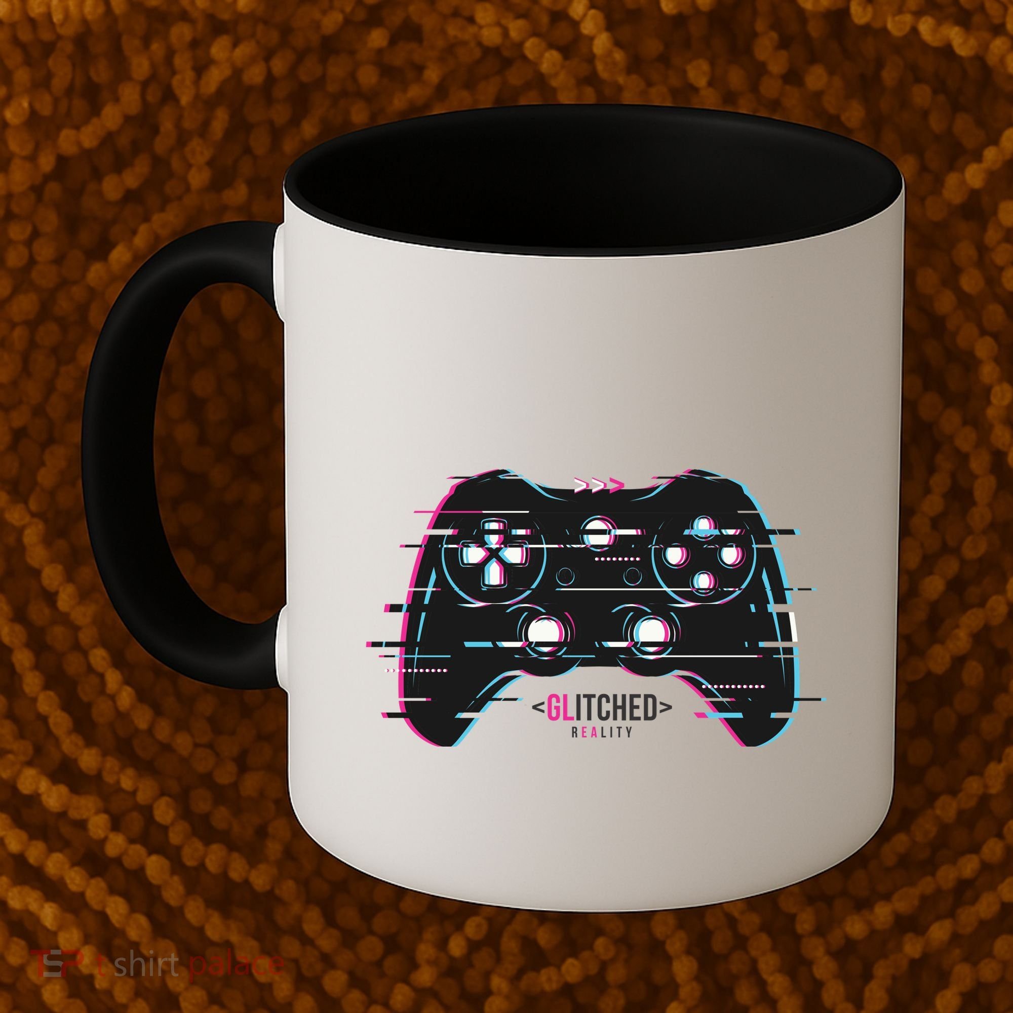 Glitchy Gamepad Gamer Coffee Mug
