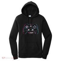 Glitchy Gamepad Gamer Women's Hoodie thumb 0