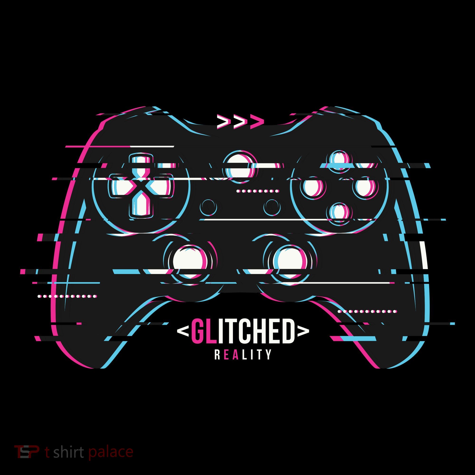 Glitchy Gamepad Gamer Women's Hoodie