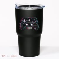 Glitchy Gamepad Gamer Tumbler thumb 0
