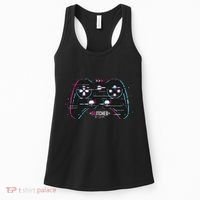 Glitchy Gamepad Gamer Women's Tank Top thumb 0