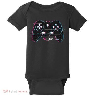 Glitchy Gamepad Gamer Baby Bodysuit