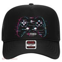 Glitchy Gamepad Gamer Hat thumb 0