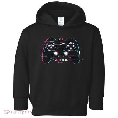 Glitchy Gamepad Gamer Toddler Hoodie