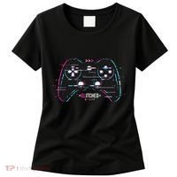 Glitchy Gamepad Gamer Women's T-Shirt thumb 0