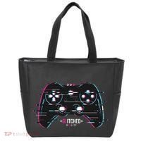 Glitchy Gamepad Gamer Tote Bag thumb 0