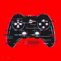 Glitchy Gamepad Gamer Santa Hat thumb 1