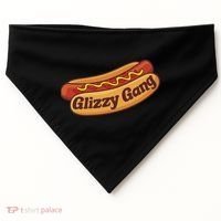 Glizzy Gang Gladiator Gobbler Funny Hot Dog USA-Made Doggie Bandana thumb 0