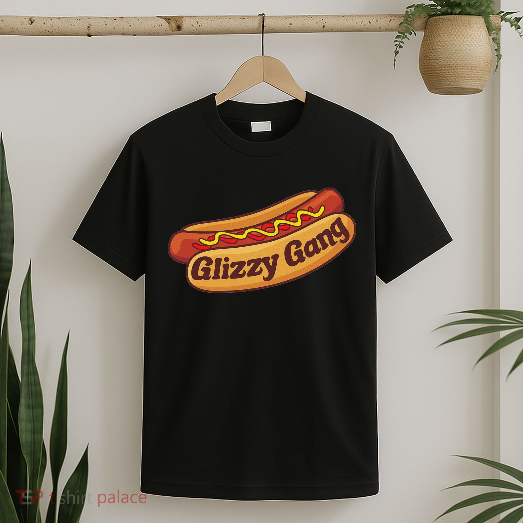 Glizzy Gang Gladiator Gobbler Funny Hot Dog T-Shirt