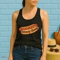 Glizzy Gang Gladiator Gobbler Funny Hot Dog Women's Tank Top thumb 2