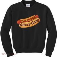 Glizzy Gang Gladiator Gobbler Funny Hot Dog Kids Sweatshirt thumb 0