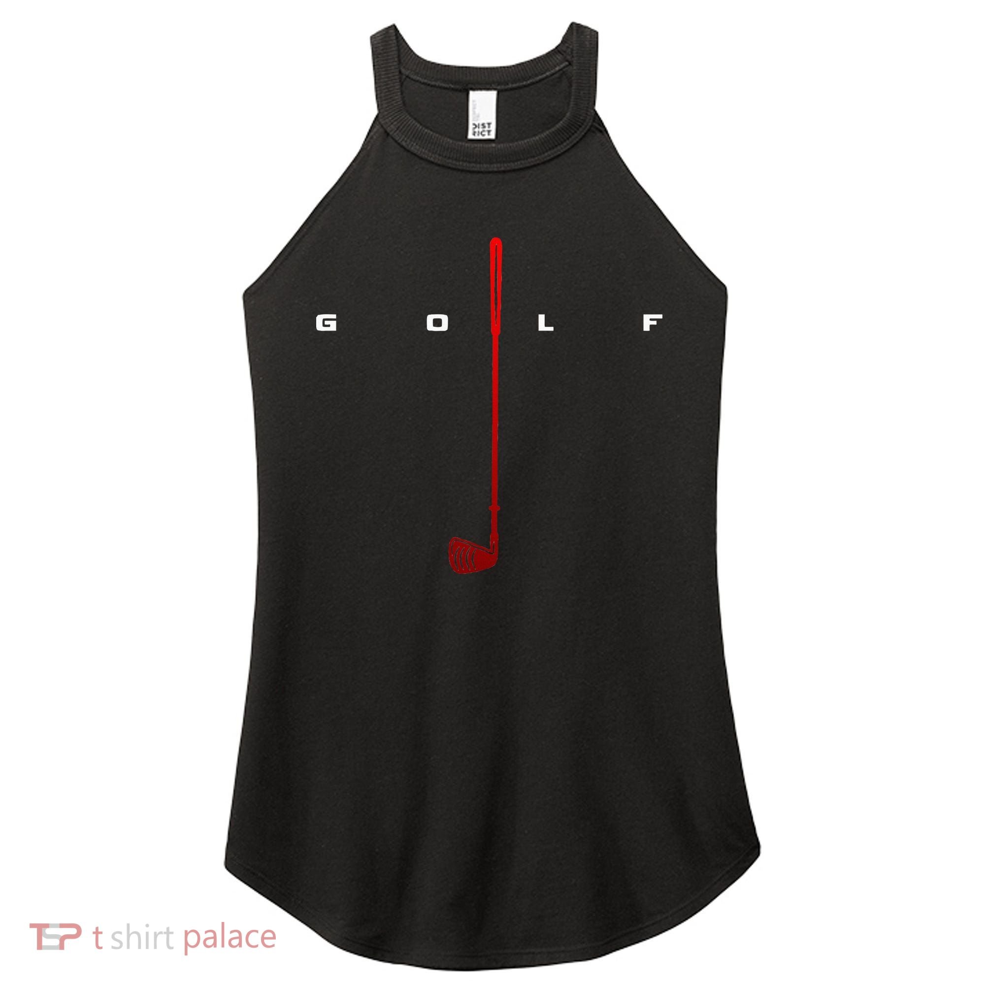 Golfer Golf Women's Perfect Tri Rocker Tank