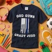 God Guns Grady Judd Shirt Essentiel Kids T-Shirt thumb 3