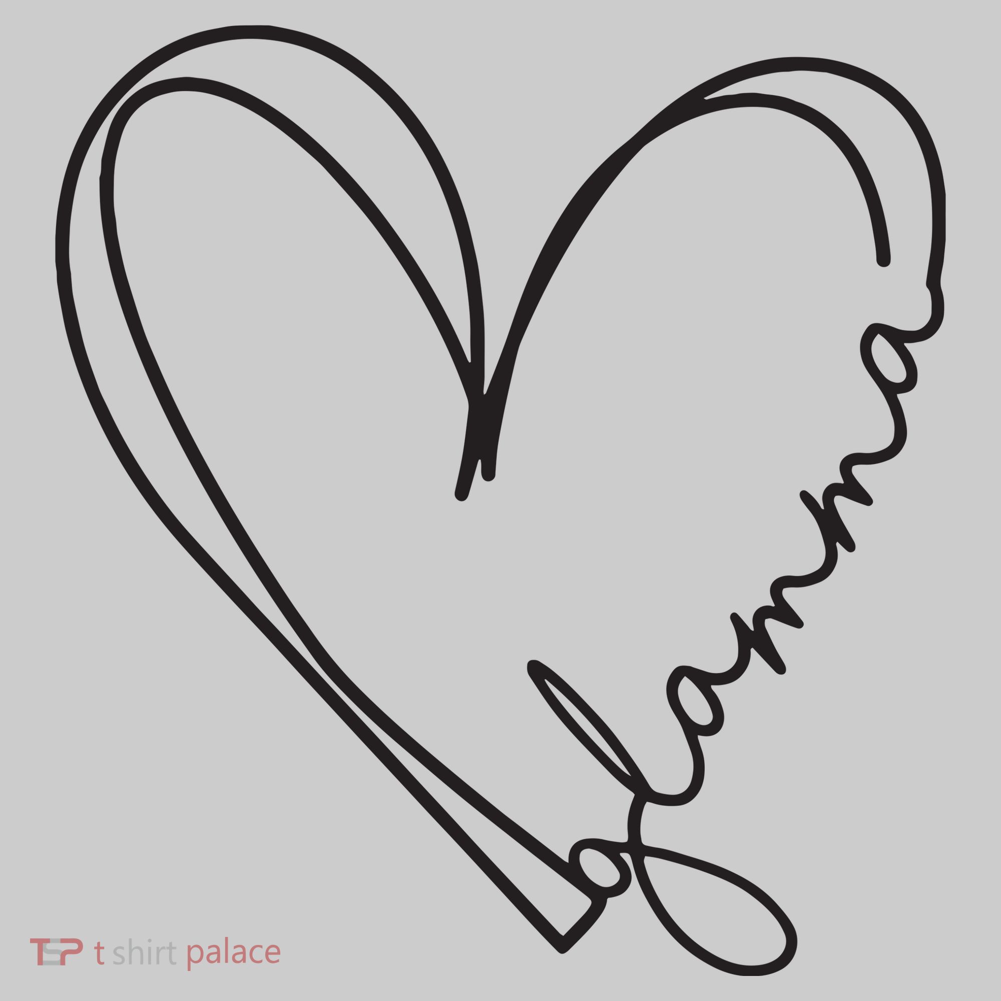 Glamma Glamma Grandparents Day Mousepad