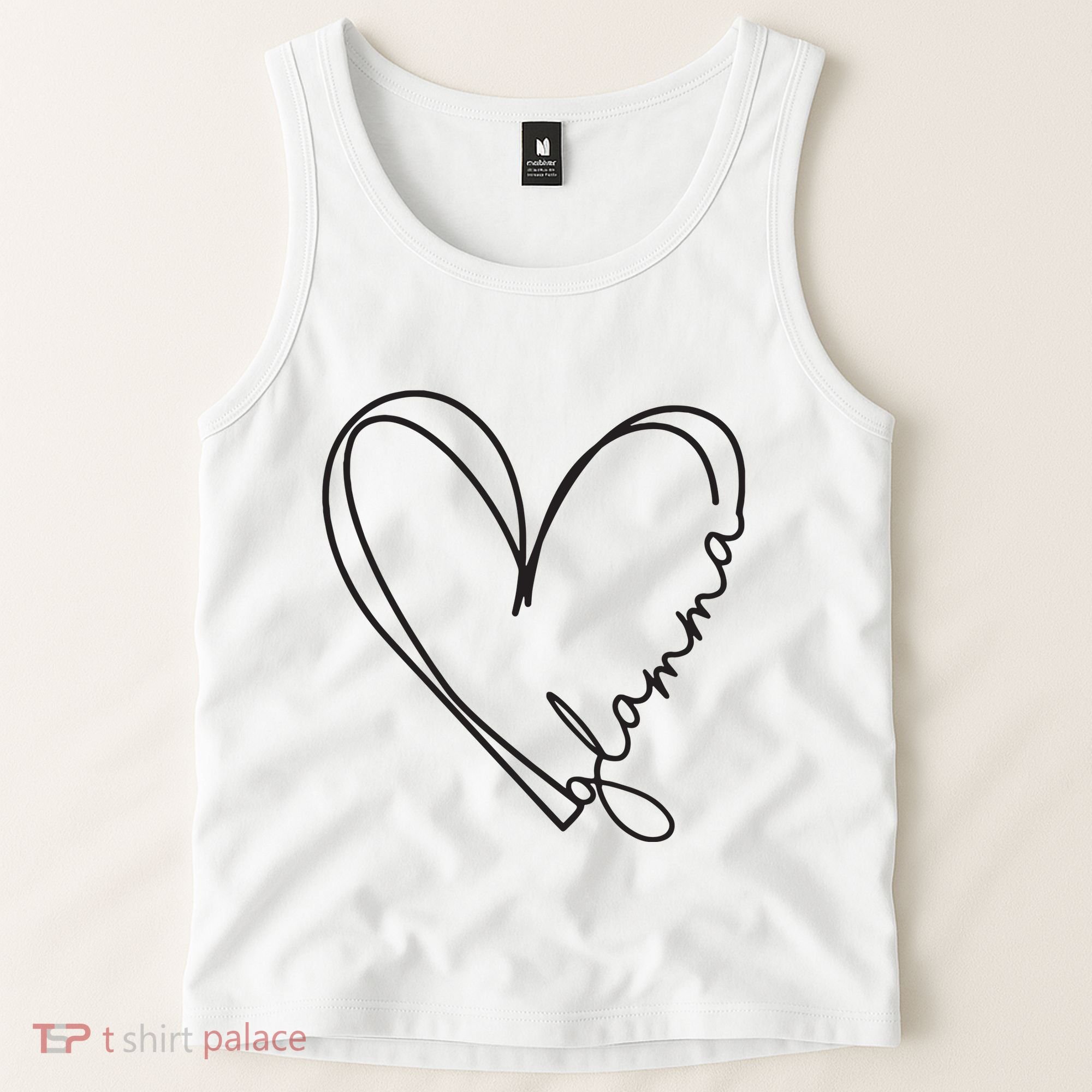 Glamma Glamma Grandparents Day Tank Top