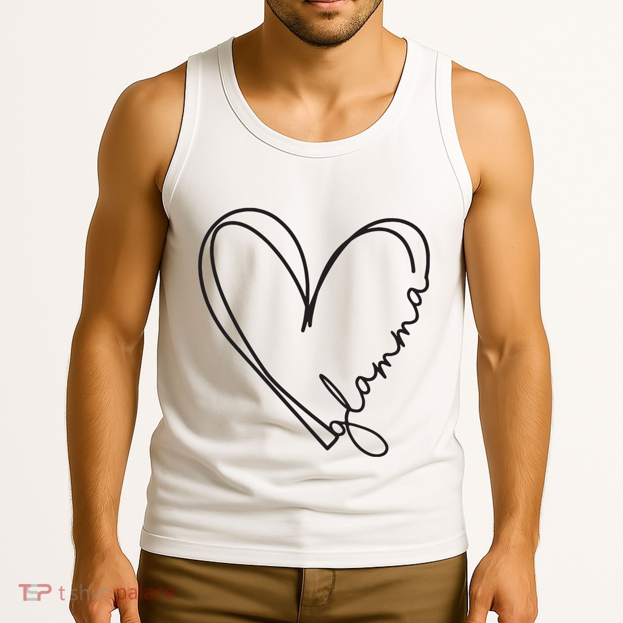 Glamma Glamma Grandparents Day Tank Top