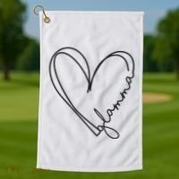 Glamma Glamma Grandparents Day Golf Towel thumb 1