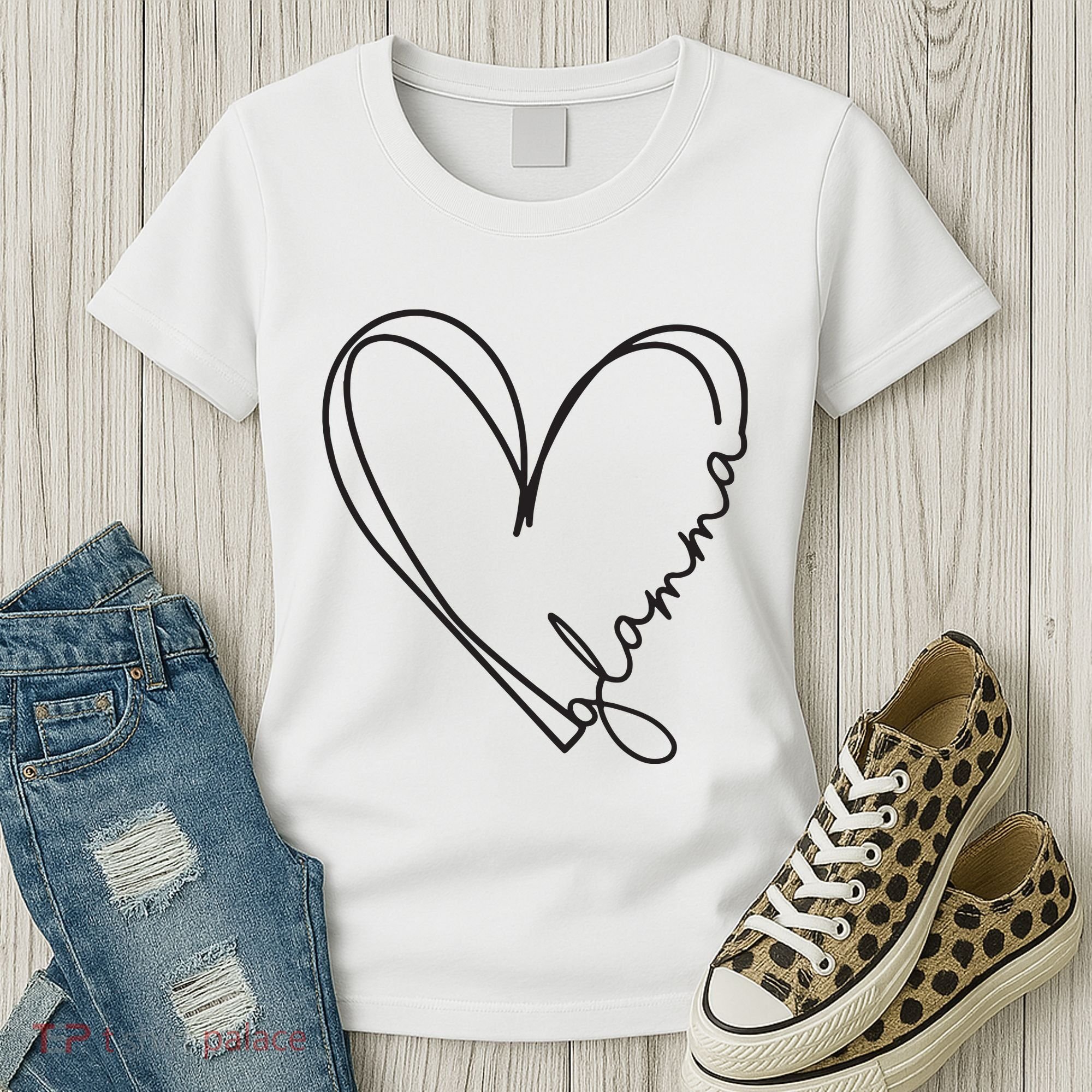 Glamma Glamma Grandparents Day Women's T-Shirt