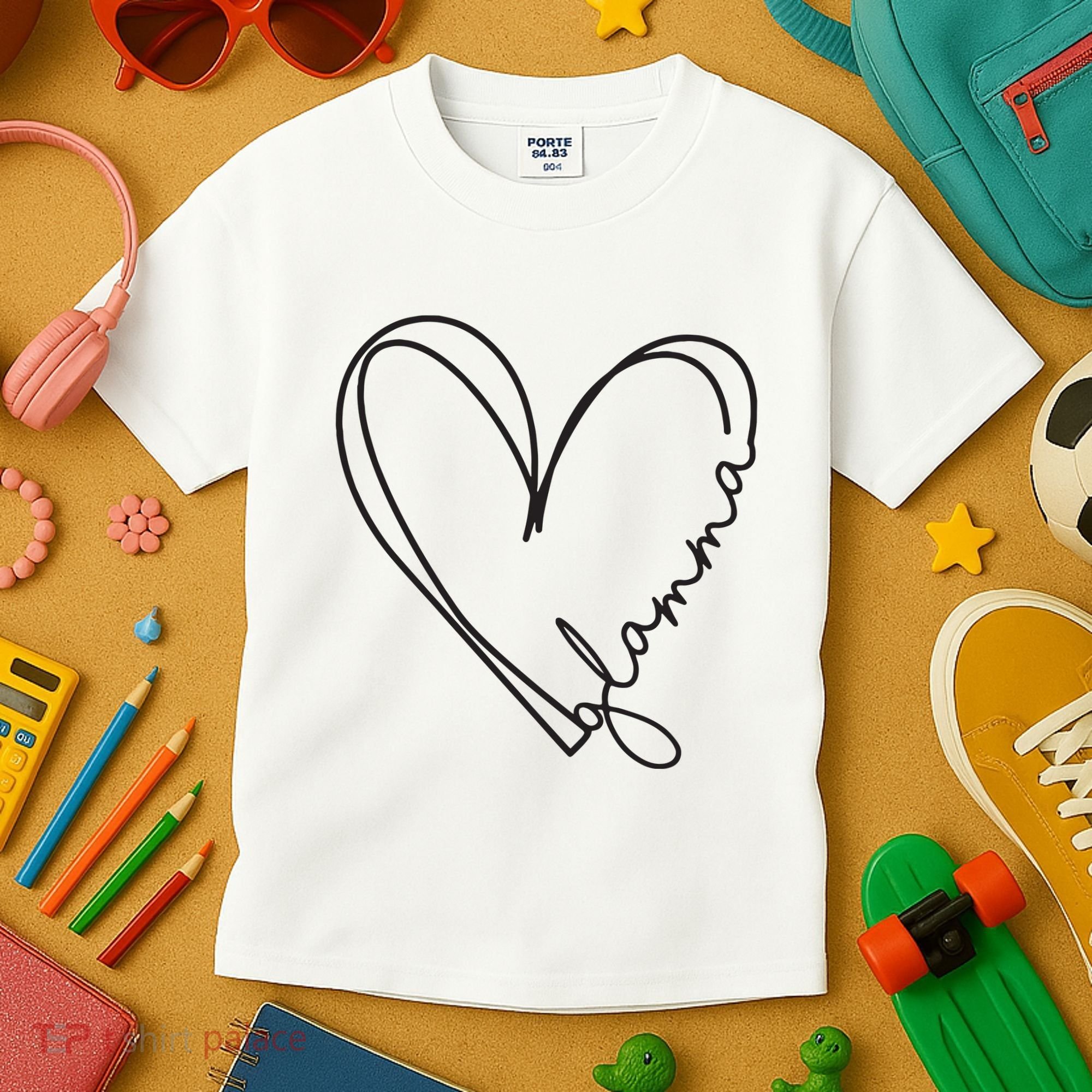 Glamma Glamma Grandparents Day Kids T-Shirt