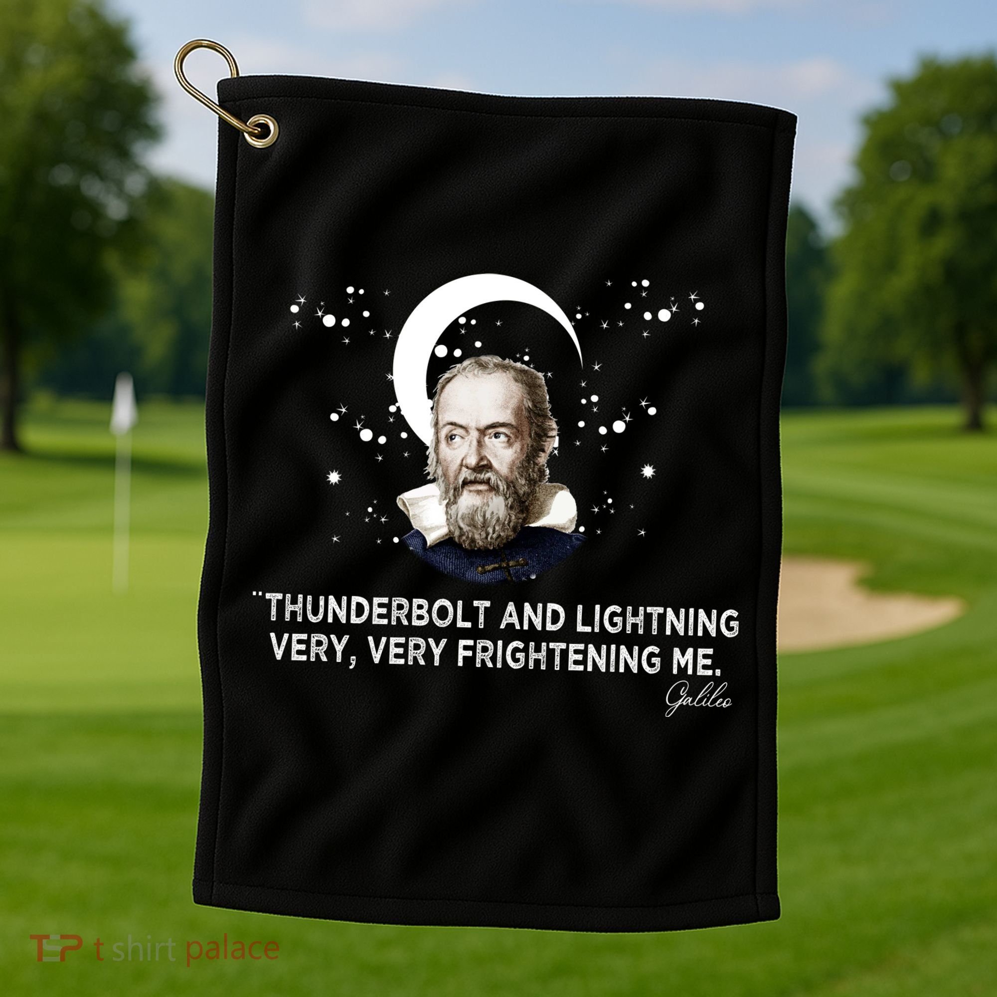 Galileo Galilei Golf Towel