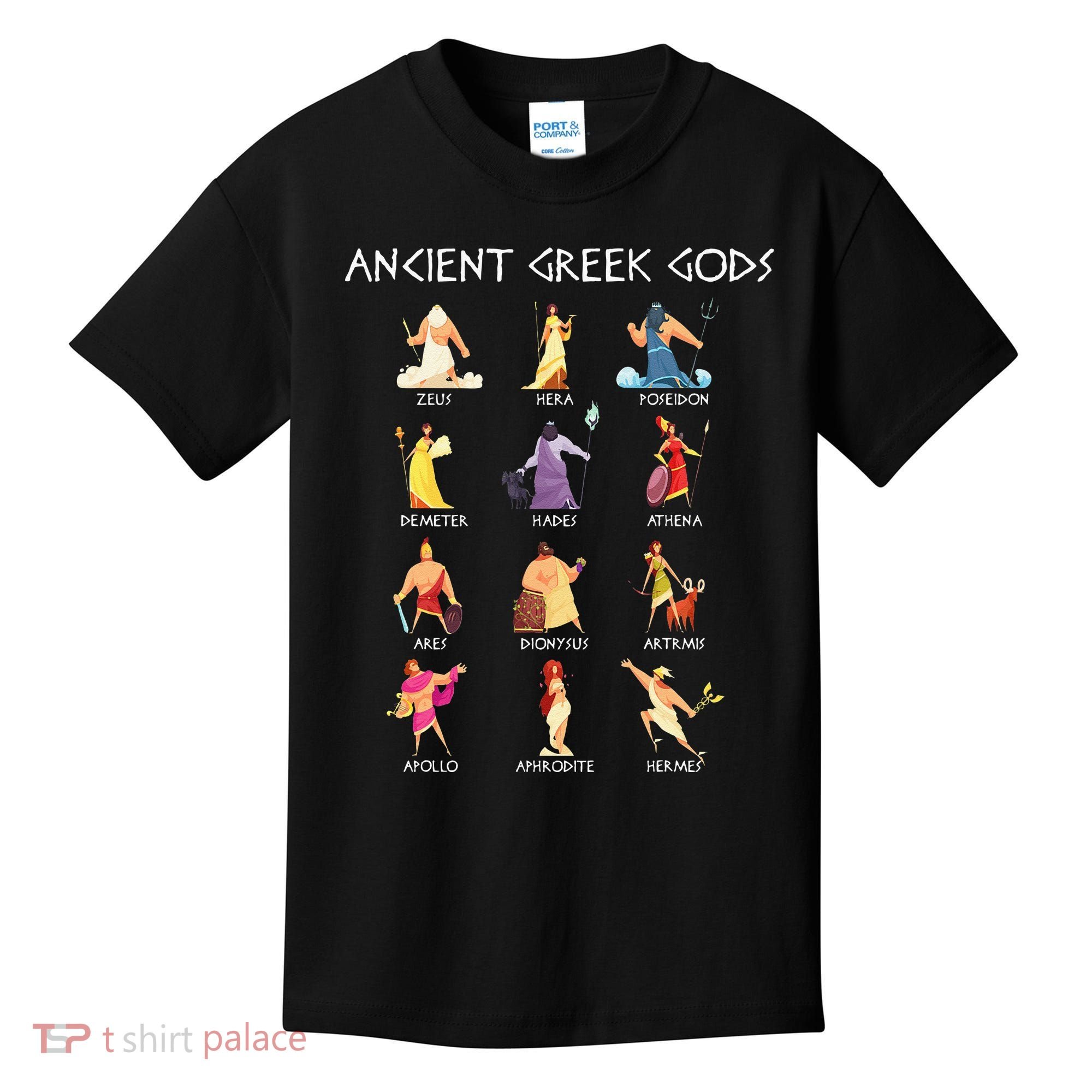 Greek Gods Greek Mythology Ancient Legends Kids T-Shirt