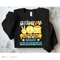 Groovy Great Grandma Retro Matching Family Sweatshirt thumb 2