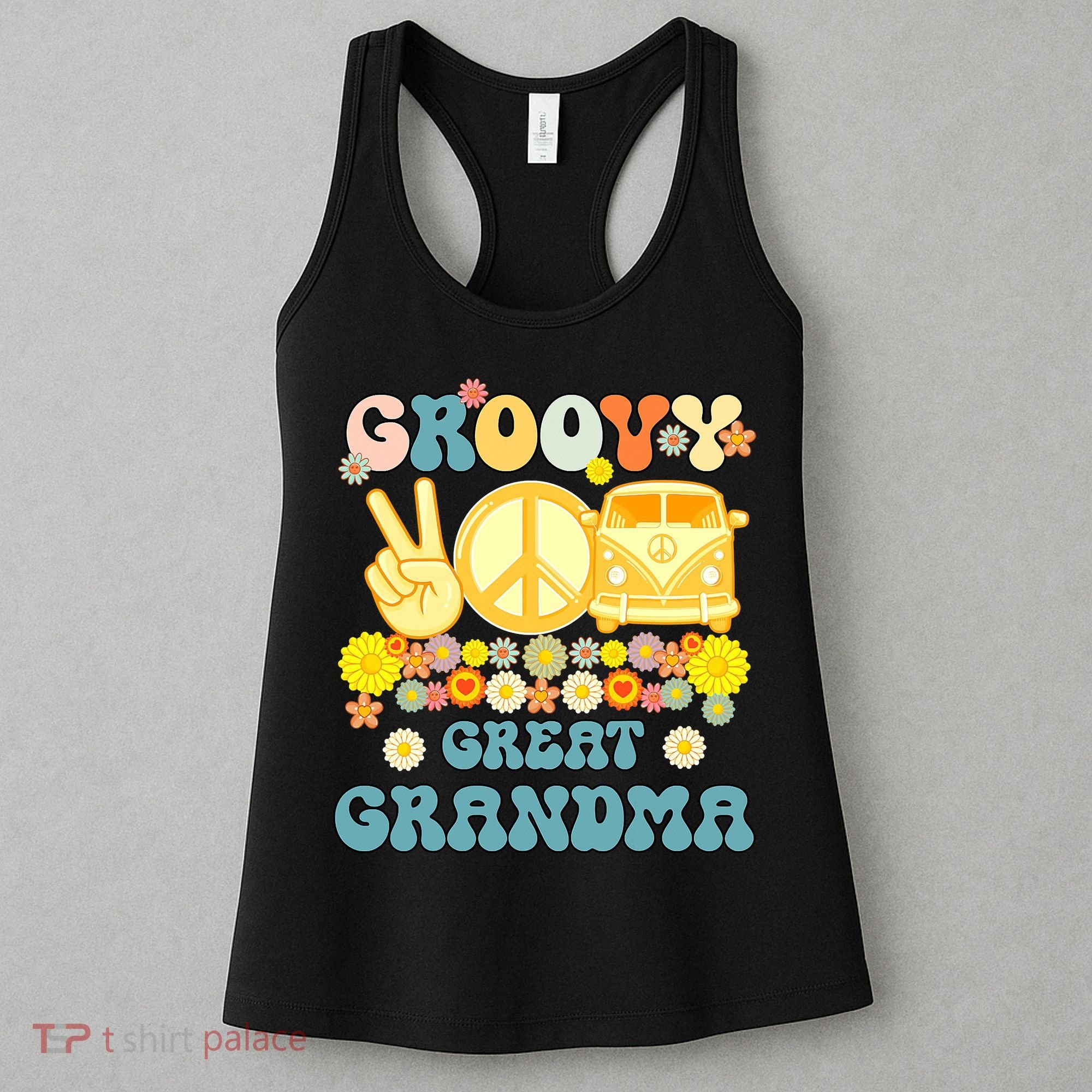 Groovy Great Grandma Retro Matching Family Women's Tank Top