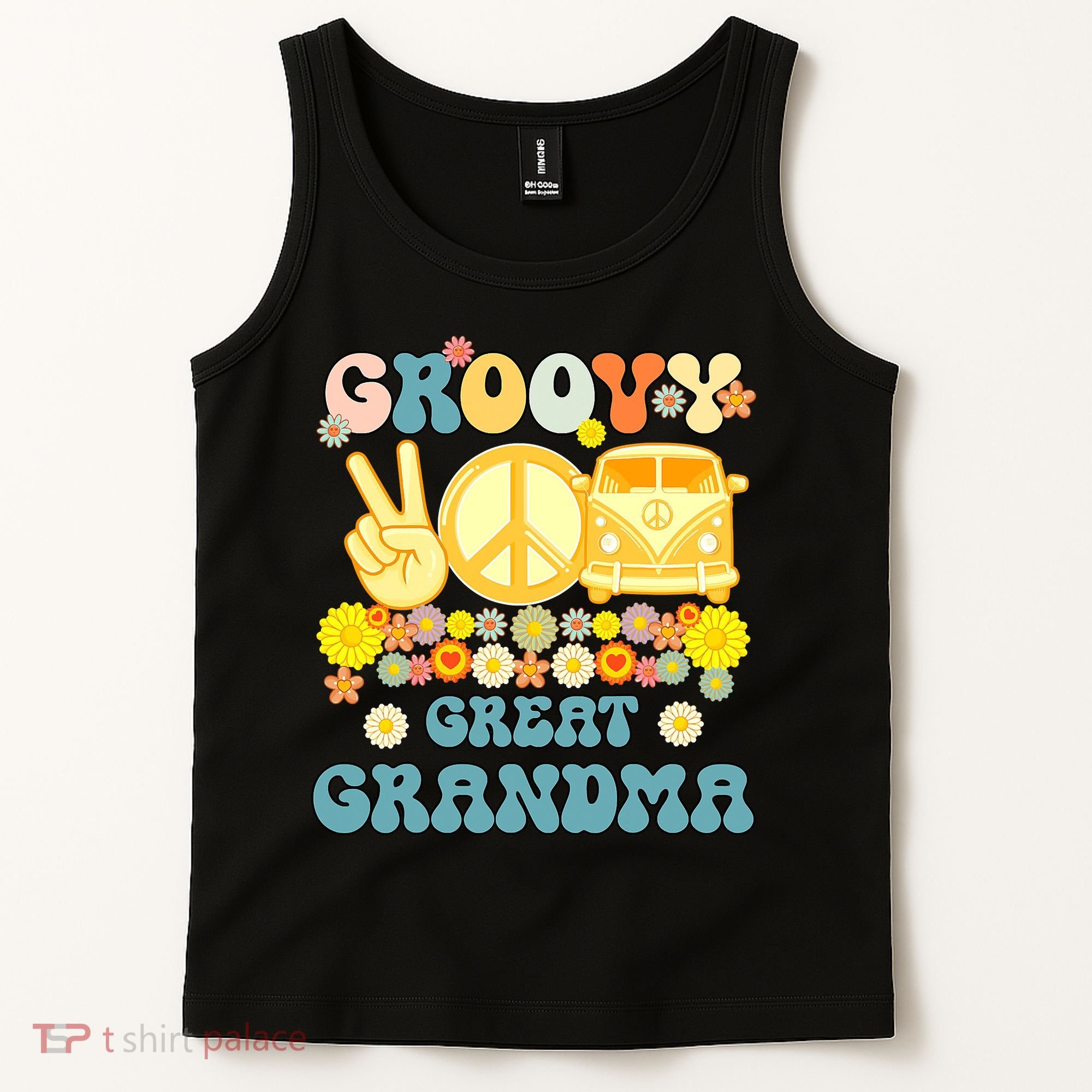 Groovy Great Grandma Retro Matching Family Tank Top