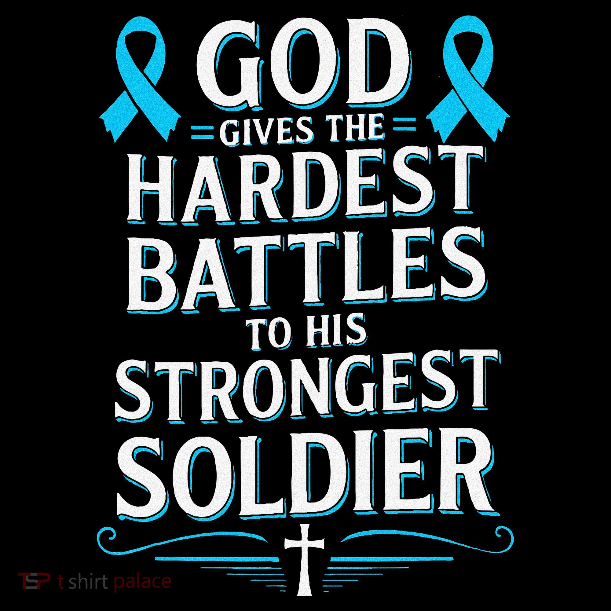 God Gives Hardest Battle Prostate Cancer Awareness Coffee Mug