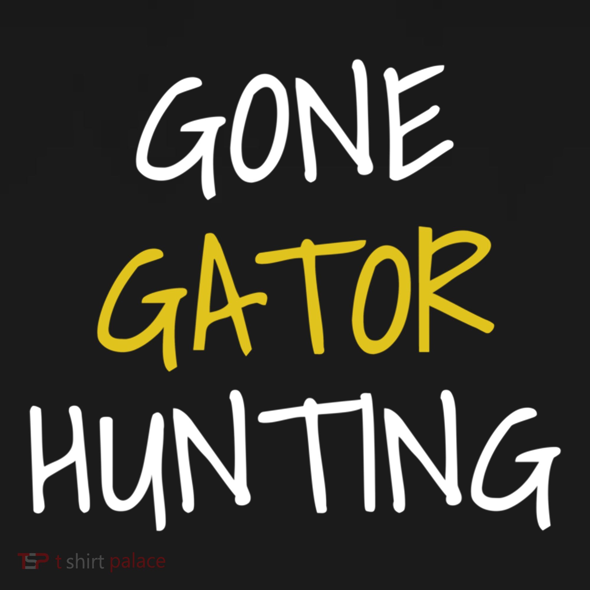 Gone Gator Hunting Gift Doggie Tank