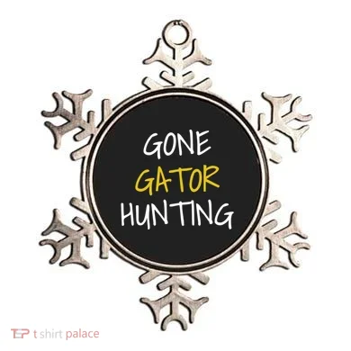 Gone Gator Hunting Gift Ornament