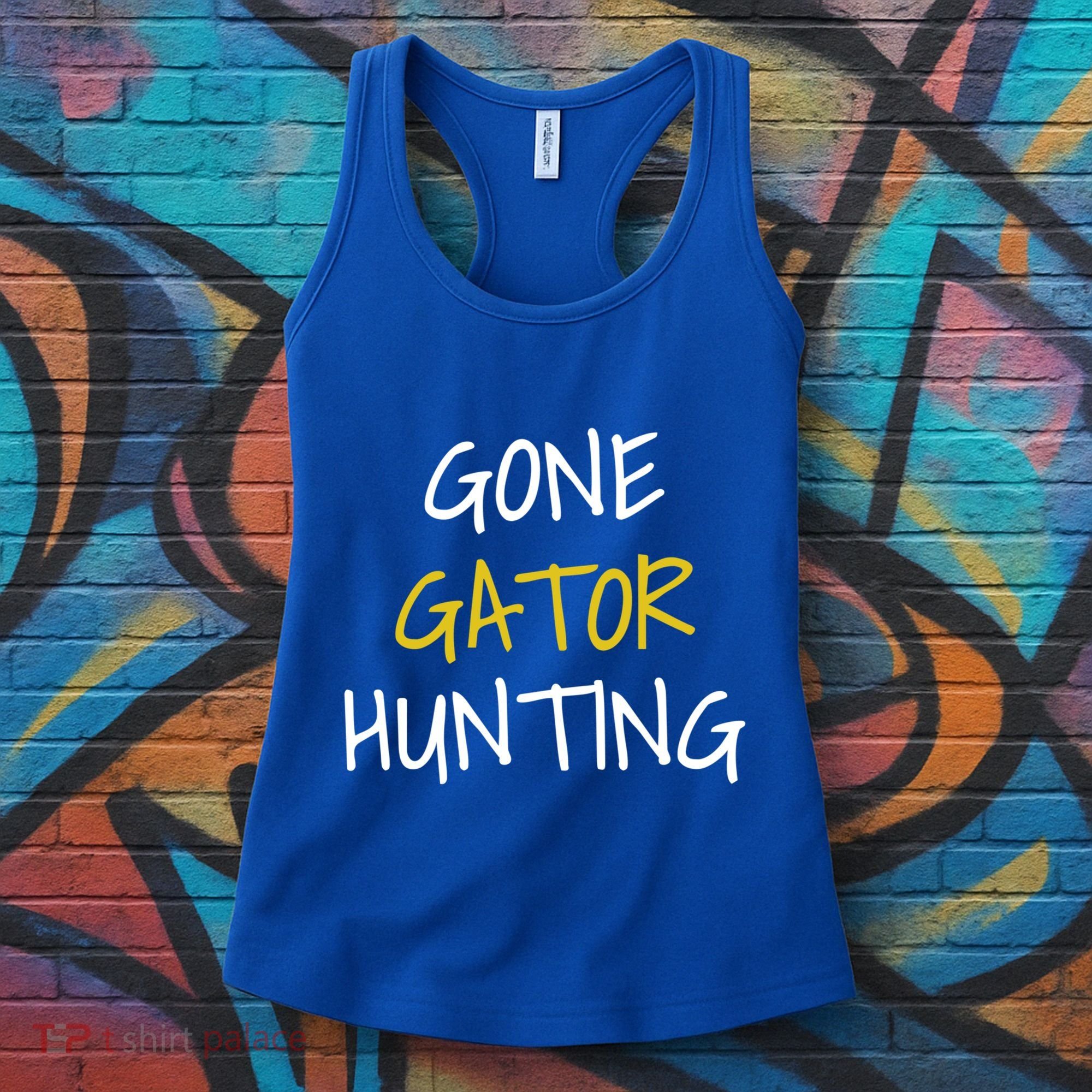 Gone Gator Hunting Gift Women's Tank Top