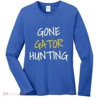 Gone Gator Hunting Gift Women's Long Sleeve Shirt thumb 0