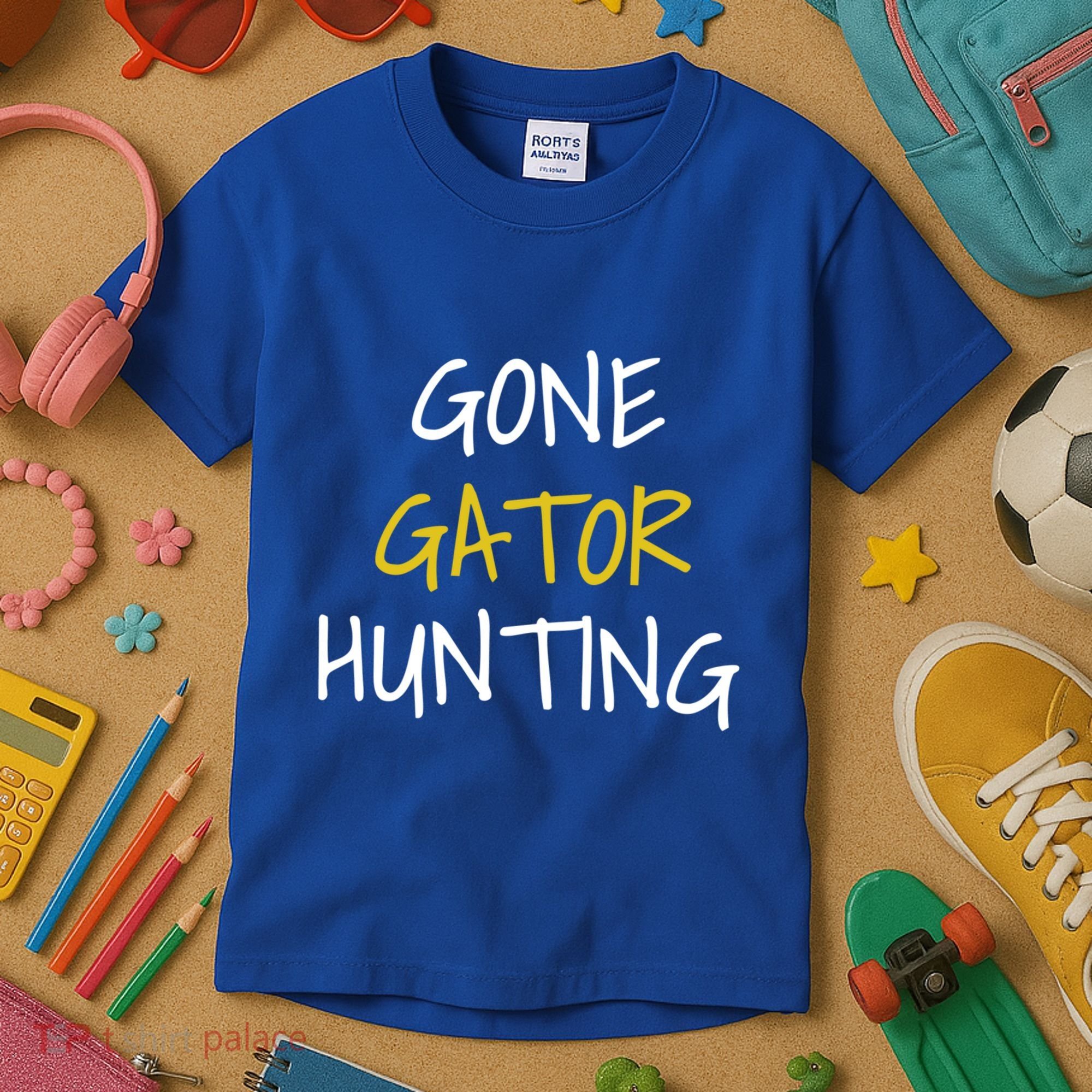 Gone Gator Hunting Gift Kids T-Shirt